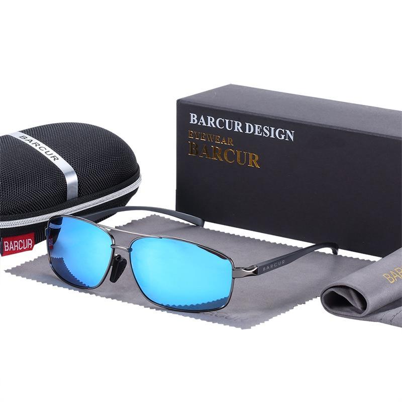Luxury Elegent Rectangle Polarized Sunglasses Photochromic Driving Glasses For Men and Boys With UV400 Protection - SJB-DIAMOND ELITES