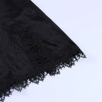 Goth Cross Mini Dress | Vintage Black Spaghetti Strap Dress -femstylo