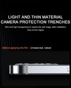 Glitter Diamond Camera Lens Protector For Iphone 13 Pro Max Mini Camera Metal Ring Glass For Iphone 12 11 Pro Max Protective Cap Diamond Glitter Camera Lens Protector On For Iphone