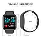 Elegant Popular Smart Watch For Women and Men D20 Pro Men Smartwatch for IOS and Android Sistems With Heart Rate Monitor Blood Pressure Sports Tracker Wristband - SJB-DIAMOND ELITES