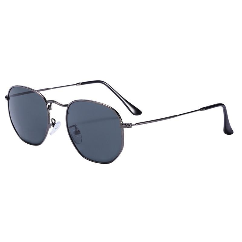 New  Luxury and Elegant Reflective Universla Sunglasses for Men and  Women Stainless Steel Frame Eyewear Mirror Hexagon Glasses With UV400 Protection - SJB-DIAMOND ELITES