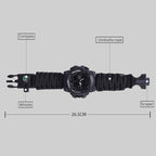 Military Survival  Men Watch With Compass/whistle /scraper/Waterproof 30M Outdoor Men Sports G Style -Shock Watch Relogio Masculino - SJB-DIAMOND ELITES