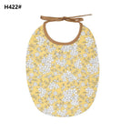 Floral Vintage Newborn Double Side Bibs Boys Girls Waterproof Linen Cotton Saliva Towel