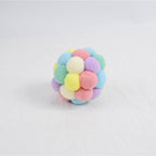 Fashion New Plush Pet Toy Cat and Dog Self-Hey Funny Cat Bite-Resistant Toy Ball Cute Funny Interactive Toy Balls For Cats Multicolor Toy Balls For Cat Stevvex
