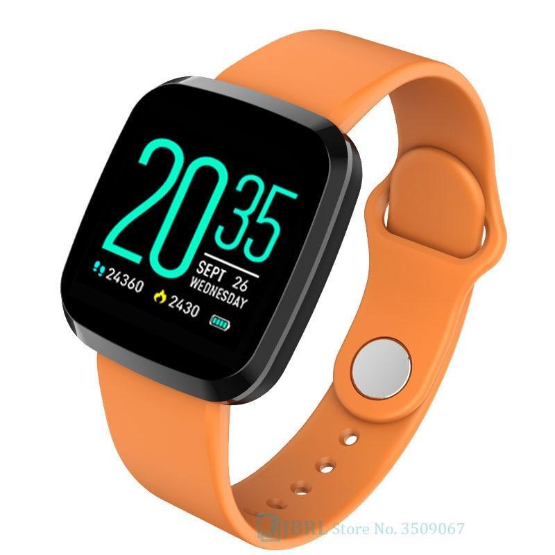 STEVVEX  LATEST Smart Watch Women Men Smartwatch For Android IOS Electronics Smart Clock Fitness Tracker Silicone Strap Smart-watch Hours - SJB-DIAMOND ELITES