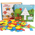 250pcs Wooden Geometric Clever Board Puzzle 3D Board Toy Baby Early Educational Learning Toys for Children Game (Multicolor) - SJB-DIAMOND ELITES