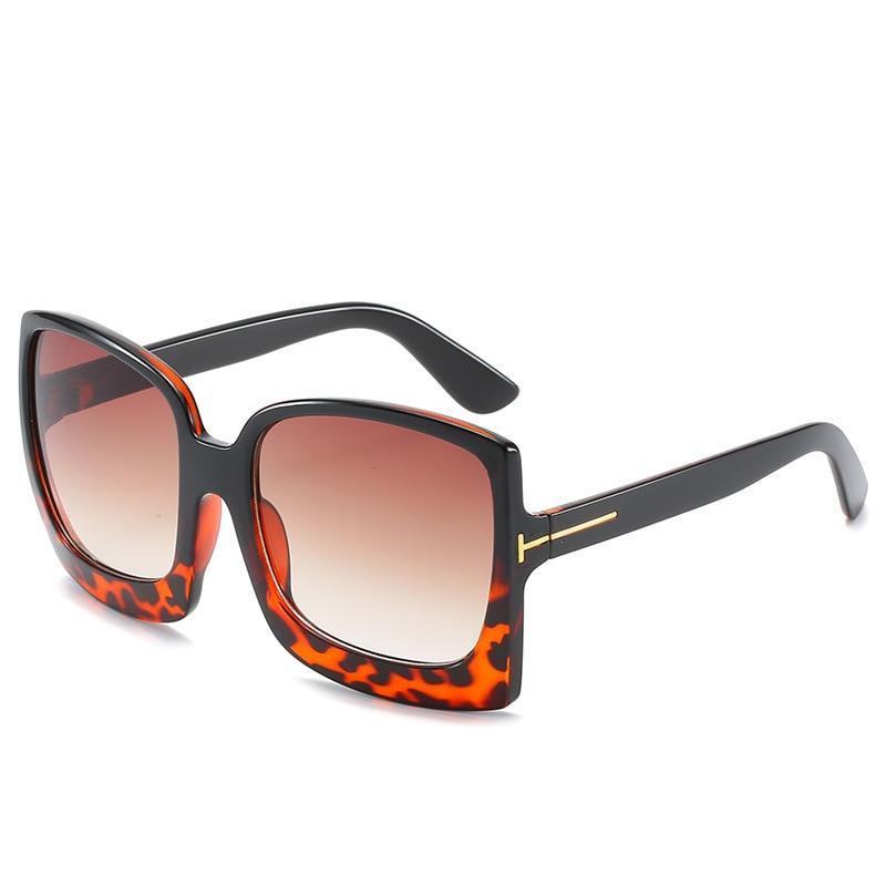 Fashion Oversized Women Square Big Frame Graduent Woman and Lady Sunglasses Brand Designer with  UV400 Protection gafas de sol mujer - SJB-DIAMOND ELITES