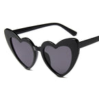 Elegant Retro  Love Heart Sunglasses Women Big Frame Personality Sunglasses Fashion Cute Retro Cat Eye Vintage Sunglasses  For Women and Girl - SJB-DIAMOND ELITES
