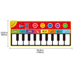 Big Size Music Piano Carpets and Multiple Musical Instruments Sounds Play Mat Educational Toys For Kids