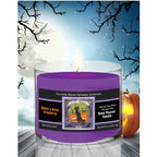 TD Courtside Market Stay Creepy V Soy Wax Custom Scented Candle in Glass Jar for Valentine's Day or Holidays Oil Material Lootquake LLC