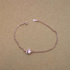 Elegant Wedding Jewelry Modern Dog Cat Paw Bear Claw Pink Heart AAA Cubic Zircon Rose Gold Chain Link Luxury Bracelets For Women Party Jewelry Gift - SJB-DIAMOND ELITES