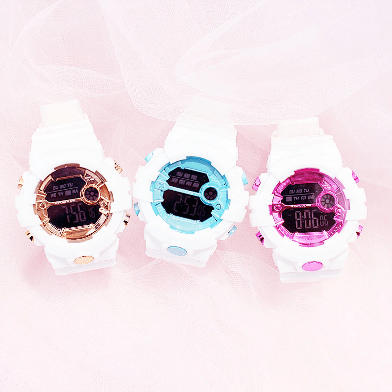 Electroic Shock Digital Watch Unisex Sports Waterproof  Watch With LED Colorful Mode Wristwatch For  Men and woman - SJB-DIAMOND ELITES