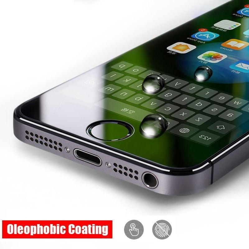 3D full Cover Tempered Glass protection For iphone 5 5S SE 2016 Screen Protector For iPhone 5S SE 5C Glass Protective Film Shatterproof Scratchproof Premium Tempered Glass Screen Protector for iPhone Stevvex