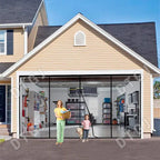Large Size Magnetic Garage Door Curtain Custom Size Mosquito Net Anti Fly Insect Screen Used in Pavilions Balconies Outdoor Tent