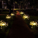 Modern Garden Luxury LED Solar Waterproof Lamp In Shape Of Tree Fireworks With Copper Wires - SJB-DIAMOND ELITES