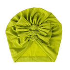 Modern Handamde Toddler Baby Boys& Girls Turban Head Wrap Beanie Cotton Hat Solid Cap Headband For Kids