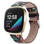 Fitbit Versa & Sense Leather Band - Durable Stylish Design - SJB-DIAMOND ELITES