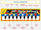 Musical Piano Mat Baby Play Mat Toy Musical Instrument Mat Game Carpet Music Toys Educational Toys For Kids