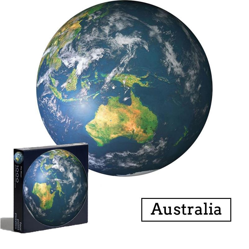 1000pcs Modern Round Puzzles Toys Puzzles Educational Toys Puzzles For Adults Interesting Goods Learning And Education Moon and Planets Puzzles - SJB-DIAMOND ELITES
