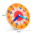 Popular Educational Wooden Clock Toys Hour Minute Second Cognition Colorful Clocks Early Learning Kids Education Toys for Children - SJB-DIAMOND ELITES
