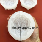 Peony Candle Silicone Mold 3D Peony Shape DIY Scented Candle Mold for Family Wedding Party Decoration