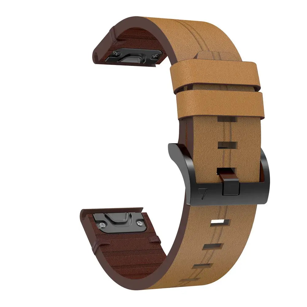 Garmin Soft Leather Band - QuickFit Stylish Upgrade - SJB-DIAMOND ELITES