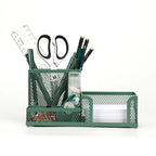 Mesh Desk Organizer Metal Office Storage Box with Compartment Stationery Holder Office Supplies Lootquake LLC