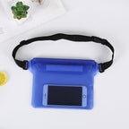 Waterproof Swimming Bag 3 Layers Water Proof Diving Beach Shoulder Waist Bag Underwater Mobile Phone Bag Case Waterproof Bag With Adjustable Waist Belt Comfortable Case For Phone Stevvex