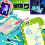 Educational Toy Drawing Board Tablet Graffiti 1pc A4 A3 Led Luminous Magic Raw With Light-fun - SJB-DIAMOND ELITES