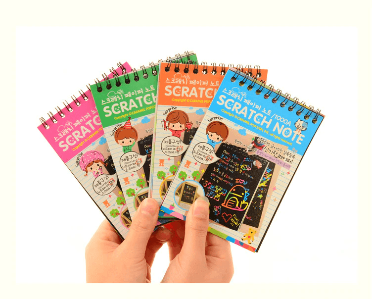 Kids Drawing Toys Scratch Paintings Magic Art Drawings Baby Educational Magic Books Child Birthday Gifts - SJB-DIAMOND ELITES