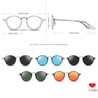 High Quality Aluminum Vintage Sunglasses for Men and Woman In Round Sunglasse Retro Glasses Style  With UV400 Protection - SJB-DIAMOND ELITES