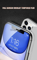 200D Curved Soft Edge Tempered Glass For iPhone 8 7 6 6S Plus SE 2020 Protective Glass X XR 11 Pro Xs Max Screen Protector Film Tempered Glass Screen protector for iPhone Easy Installation 9H Hardness Scratch Resistant Screen Protector Stevvex