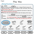 Electronic Musical Mat Carpets Keyboard Baby Piano Play Mat Toy Musical Instrument Music Toys Educational Toys Fro Kids