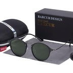 High Quality Aluminum Vintage Sunglasses for Men and Woman In Round Sunglasse Retro Glasses Style  With UV400 Protection - SJB-DIAMOND ELITES