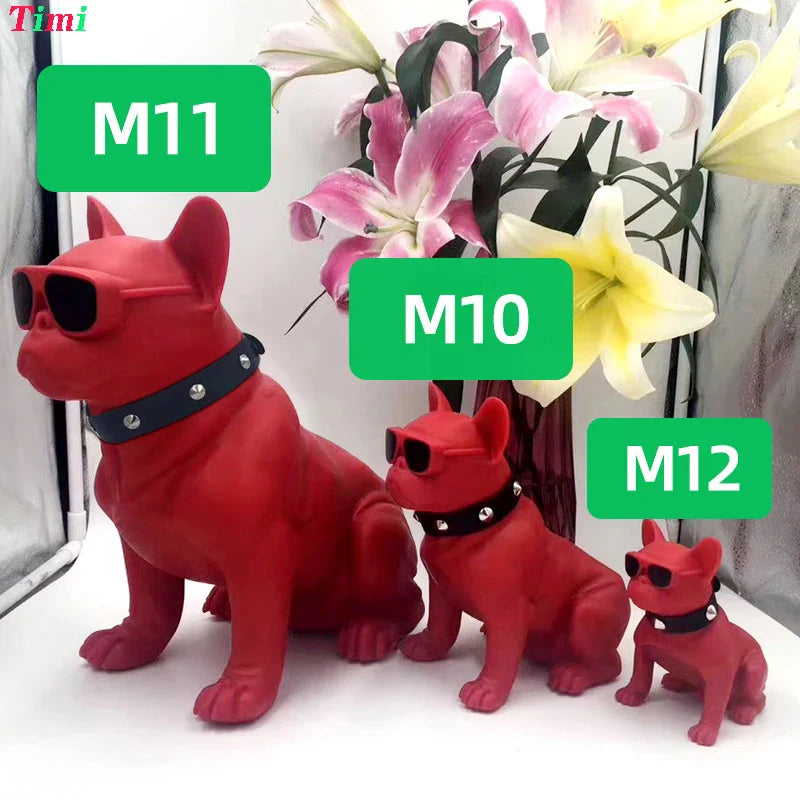 2023 Wireless Bluetooth Speaker  French Bulldog cumputer speakers Portable Stereo Super Bass USB AUX Outdoor Full Dog Subwoofer Lootquake LLC