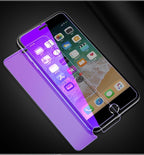 2Pcs Anti Blue Ray 9H Tempered Glass for iPhone X XS MAX XR 11 12 13 mini 14 Pro Max 6 6S 7 8 Plus SE 2020 Screen Protector Film Anti Blue Light Tempered Glass Screen Protector for iPhone Stevvex