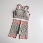 Women's Seamless Yoga Set Long Sleeve - SJB-DIAMOND ELITES
