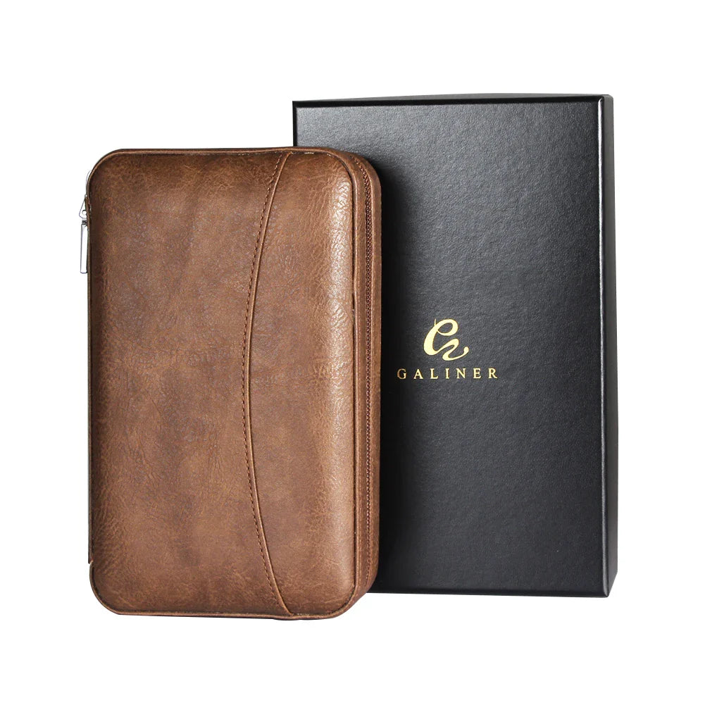 GALINER Charuto Cedar Wood Cigar Humidor Box Travel Cigar Case Storage 4 Cigars Box Humidor Humidifier For Sigar Lootquake LLC
