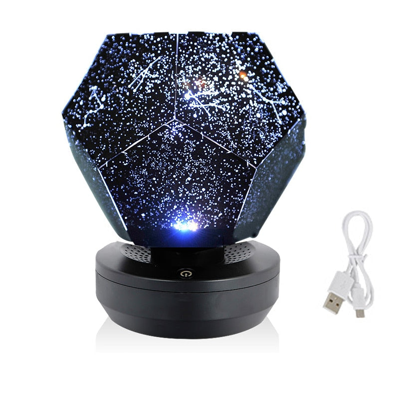 NNEOBA Galaxy Light Projector Nightlights Star Light Space Rechargeable Lamp for Decoration Bedroom Christmas Gift Children Night Light Lootquake LLC
