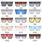 Retro Modern Elegant Square Sunglasses for Women and Lady With Big Frame Fashion Girls Sunglasses In Vintage Style With UV400 Protection - SJB-DIAMOND ELITES