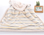 Baby Winter Blanket Newborn Baby Thicken Cotton Fleece Blankets for Infant Warm Soft Swaddle Envelope Blanket for Kids