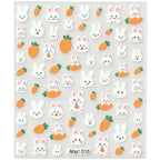 42Model Sticker Nail Decal 3D Adhesive Patch,Smile/Animal/Flower Nail Art Decorations Manicure Sticker Easter Day Design Decal- Lootquake LLC