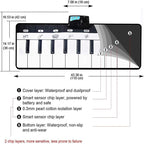 Electronic Musical Mat Carpets Keyboard Baby Piano Play Mat Toy Musical Instrument Music Toys Educational Toys Fro Kids