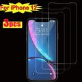 3PCS New Tempered Glass Screen Protectors For iPhone 12 12 Max/12 Pro Front film iPhone X 6/6s 7 8 11 Pro Max Screen Protector Tempered Glass Film Screen Protector For iPhone Stevvex