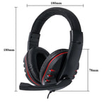 STEVVEX Professional 3.5mm Wired Gaming Headset Deep Bass Game Earphone Gamer Headphones with Microphone for PC Computer Laptop PS4 - SJB-DIAMOND ELITES