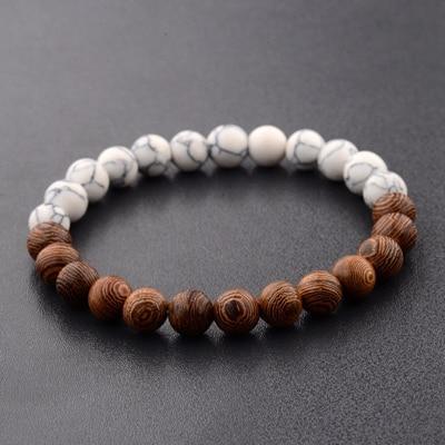 Lava Stone Men Wrist  Bracelet Natural Moonstone Bead Tibetan  Chakra Diffuser Bracelets For Men Jewelry Cool Gifts - SJB-DIAMOND ELITES