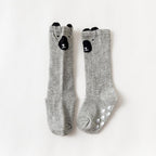 White Baby Sock Non Slip Cotton Long Socks Newborn Knee High Socks For Baby Girls Super Elastic Cute Design Stevvex