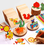 100Pcs Baby Toys Drawing Toys Coloring Board Children Creative Doodles Early Learning Education Toy Boy Girl Learn Drawing Tools - SJB-DIAMOND ELITES