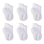 6 Pairs Baby Cotton Anti-slip Boat Low Cut Floor Socks For Boys And Girls Children's Sock