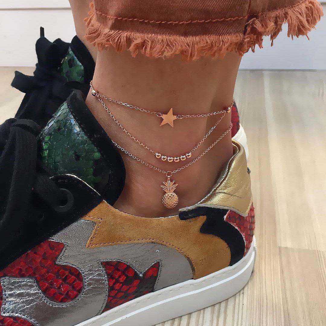 Luxury Bohemian Star Shell Ankle Bracelet Foot Jewelry Brecelet Simple Shell Anklets for Women Summer Style - SJB-DIAMOND ELITES